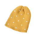 Kinder Kinder Herbst Winter Warme Gestrickte DOT Caps Beanie Geflochtener Hut (HW628)